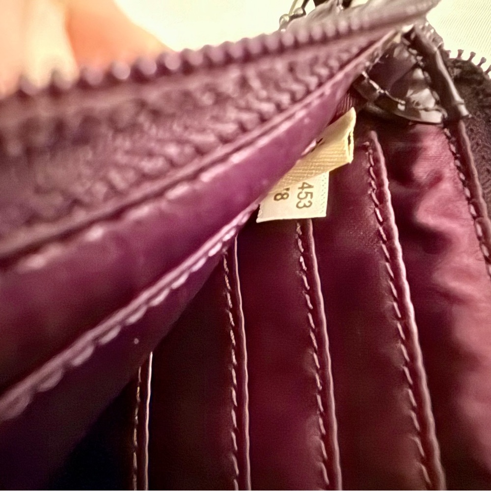 COACH Deep Purple Patent Leather Wristlet / Clutch Y2K Excellent Condition - Picture 6 of 8